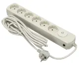 Сетевой фильтр Ippon BK252-16 5м (6 розеток) белый (коробка)