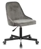 Кресло Бюрократ CH-340M серый Velvet 17 крестов. металл