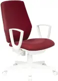 Кресло Бюрократ CH-W545 красный 38-410 крестов. пластик пластик белый Image