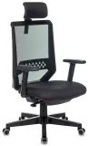Кресло руководителя Бюрократ Expert черный TW-01 38-418 сетка/ткань с подголов. крестов. пластик Image