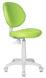 Кресло детское Бюрократ KD-W6 салатовый TW-18 крестовина пластик пластик белый