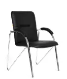Офисное кресло Chairman   850   экокожа Terra 118 черная