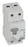 Выключатель дифф.тока УЗО Legrand RX3 402026 63A 30мА AC 2П 230В 2мод