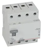 Выключатель дифф.тока УЗО Legrand RX3 402062 25A 30мА AC 4П 400В 4мод