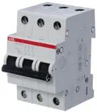 Выключатель автоматический ABB 2CDS243001R0064 SH203L 6A тип C 4.5kA 3П 400В 3мод