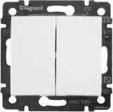 Выключатель Legrand Valena скрыт. 2кл. IP20 белый (774405) (774405)