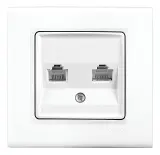 Розетка комп. Panasonic Linnera S 91400034-RU скрыт. IP20 белый (упак.:1шт)