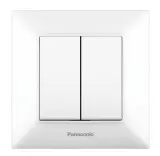 Выключатель Panasonic Arkedia Slim скрыт. 2кл. IP20 белый (упак.:1шт) (WNTC00092WH-RU)