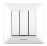 Выключатель Panasonic Arkedia Slim скрыт. 3кл. IP20 белый (упак.:1шт) (WNTC00152WH-RU)