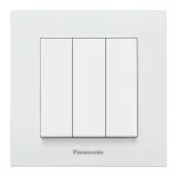 Выключатель Panasonic Karre Plus скрыт. 3кл. IP20 белый (упак.:1шт) (WKTC00152WH-RU)
