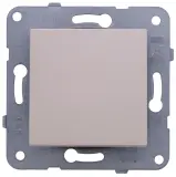 Выключатель Panasonic Karre&Arkedia скрыт. 1кл. с подсветкой IP20 бежевый (упак.:1шт) (WKTT00022BG-RU)