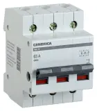Выключатель IEK MNV15-3-063 Generica 63A 3П 400В 3мод белый (упак.:1шт)