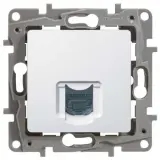 Розетка телеф. Legrand Etika 672240 скрыт. белый