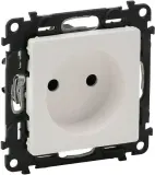 Розетка силов. Legrand Valena Life 753416 скрыт. штор. IP20 белый