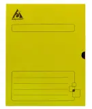 Короб архивный Бюрократ ККА-100Ж микрогофрокартон корешок 100мм A4 340x255x100мм желтый