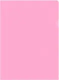 Папка-уголок Бюрократ Pastel -EPAST/PINK A4 пластик 0.18мм розовый (-EPAST/PINK)