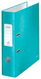 Папка-регистратор Leitz WOW 10050051 A4 80мм лам.карт. бирюзовый без. окант. вместимость 600 листов накл.на кор.