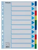 Разделитель индексный Esselte 15261 A4 полипропилен 10 индексов цветной