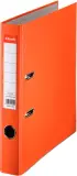 Папка-регистратор Esselte Economy 81171 A4 50мм пластик оранжевый вместимость 350 листов