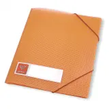 Папка на резинке Бюрократ Crystal -CR510 A4 пластик кор.30мм 0.5мм ассорти