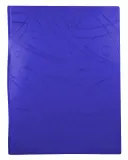 Папка метал.пруж.скоросш. Бюрократ Galaxy -GA07PBLUE A4 пластик 0.7мм синий