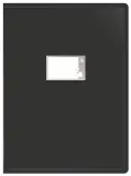 Папка с 20 прозр.вклад. Бюрократ -BPV20A3BLACK A3 пластик 0.8мм черный Image
