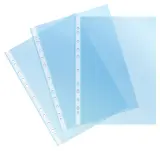 Папка-вкладыш Бюрократ Премиум -013ЬLUE синий глянцевые А4+ 30мкм (упак.:50шт)