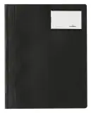 Папка-скоросшиватель Durable 2500-01 A4+ ПВХ черный