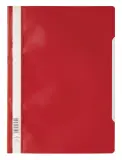 Папка-скоросшиватель Durable 2573-03 A4 прозрач.верх.лист ПВХ красный