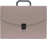 Портфель Бюрократ -BPP6GREY 6 отдел. A4 пластик 0.7мм серый