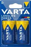 Батарея Varta Longlife power LR20 BL2 Alkaline D (2шт) блистер Image