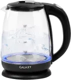 Чайник электрический Galaxy Line GL 0554 1.8л. 2000Вт черный/прозрачный (корпус: пластик/стекло) Image