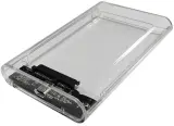 Внешний корпус для HDD/SSD AgeStar 3UB2P6C SATA III USB3.0 пластик прозрачный 2.5" Image