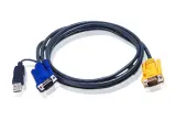 ATEN Intelligent cable HDB15m/USBAM, 3m Image