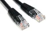 Патч-корд TWT UTP кат.5e, с заливными колпачками, 5.0 м, черный Image