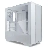 LIAN LI Lancool III White, Medium Case: E-ATX (under 280mm), ATX, Micro-ATX, Mini-ITX, 2xUSB 3.0, 1xUSB Type C, 1xAudio, Included Fans: 3x140mm PWM (200~1800RPM), 1x140mm PWM (200~1800RPM) Image
