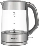 Чайник электрический Red Solution RK-G138 1.7л. 2200Вт серый (корпус: стекло) Image