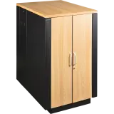 Шкаф LANMASTER SOUNDPROOF звукоизолированный 24U 750x1130 мм, отделка под дерево, цвет лиственница Image