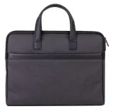 Папка-портфель Deli 63751GREY 1 отдел. терилен серый Image