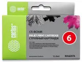 Картридж струйный Cactus CS-BCI6M пурпурный (12мл) для Canon S800/S820/S900/S9000/i550/i560/i860/i865/i905D/i950S/i960x/i965/i990/i9100/i9950/JX500/MP750/MP760/iP600D/iP3000/iP600D/iP8500/BJC-8200 Image
