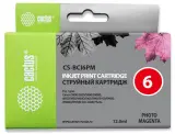 Картридж струйный Cactus CS-BCI6PM светло-пурпурный (12мл) для Canon BJC-8200/MP750/MP760/MP780/iP4000/iP5000/iP6000D/iP8500/S800/S820D/S830D/S900/S9000/i865/i905D/i9100/i950/i965/i990/i9900/i9951 Image
