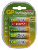 Аккумулятор GP 270AAHC3/1 AA NiMH 2700mAh (промо:3+1) (4шт) Image