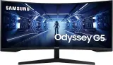 Монитор Samsung 34" Odyssey G5 C34G55TWWI VA curved 21:9 3440x1440 1ms 2500:1 250cd 178/178 HDMI DP 165Hz HDR FreeSync Premium VESA Black 2 years Image