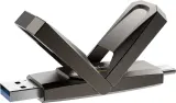 Носитель информации Netac US5 512GB USB3.2+TypeC Solid State Flash Drive, up to 550MB/500MB/s Image
