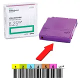 Ленточный картридж HPE Ultrium LTO6 Data cartridge, 6.25TB RW (without Label) Image