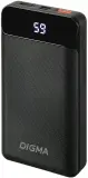 Мобильный аккумулятор Digma DG-20000-PL 20000mAh QC3.0/PD3.0 18W 3A 2xUSB-A/USB-C черный (DG-20000-PL-BK)