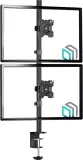 Кронштейн для мониторов Onkron D208E черный 13"-34" макс.16кг настольный поворот и наклон Image
