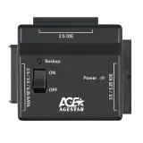 Адаптер-переходник для HDD AgeStar FUBCP2 IDE SATA SATA пластик черный 2.5" 3.5" 5.25" Image