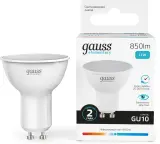 Лампа светодиодная Gauss Elementary 13621 11Вт цок.:GU10 софит 180B 4100K св.свеч.бел.нейт. MR16 (упак.:1шт) Image