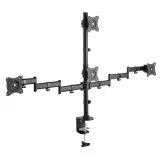 Кронштейн для мониторов Arm Media LCD-T16 черный 15"-32" макс.40кг настольный поворот и наклон верт.перемещ. Image